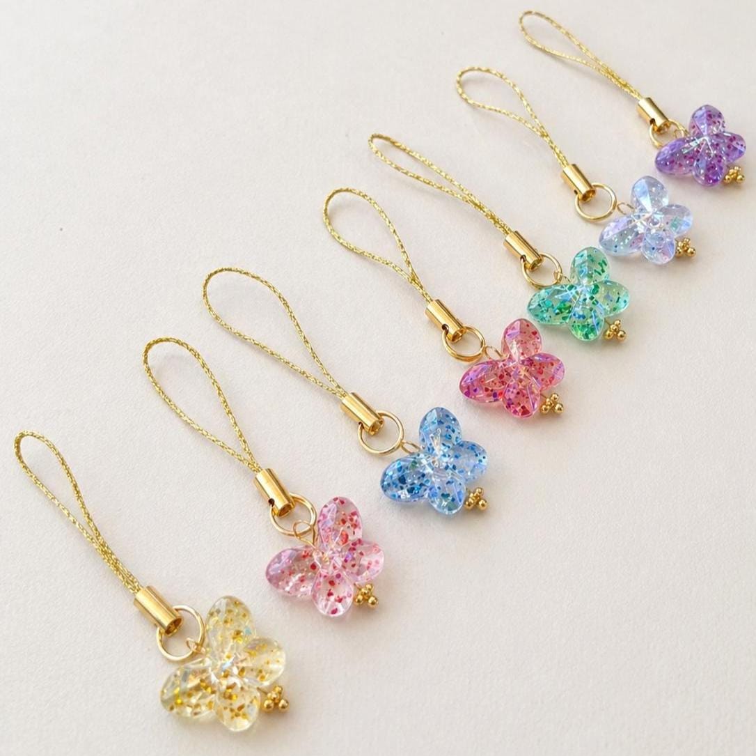 Personalized Gold Magnetic Butterfly Keychain Set